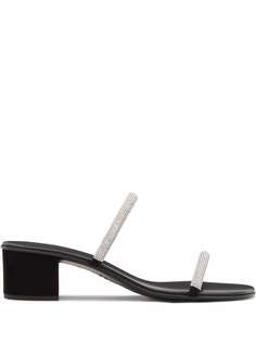 Giuseppe Zanotti босоножки Croisette с кристаллами