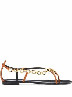 Giuseppe Zanotti сандалии Krabi с цепочкой