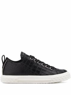 Giuseppe Zanotti кеды Blabber со змеиным принтом
