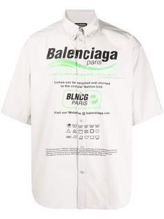Balenciaga Dry Cleaning oversize shirt