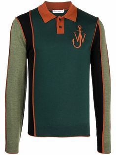 JW Anderson COLOURBLOCK POLO JUMPER