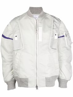 Sacai бомбер на молнии