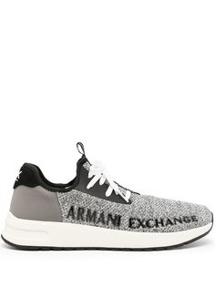 Armani Exchange кроссовки-носки с логотипом