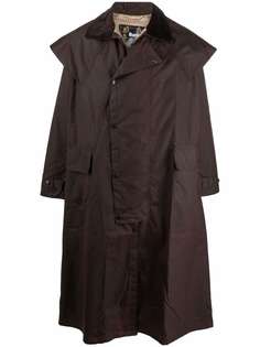 Barbour A-line long raincoat