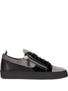 Giuseppe Zanotti кеды Frankie с эффектом металлик