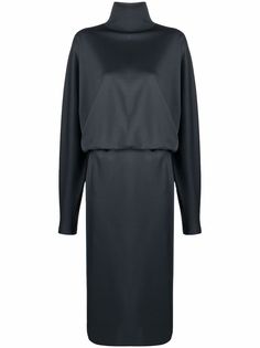 Lemaire roll-neck long-sleeve dress