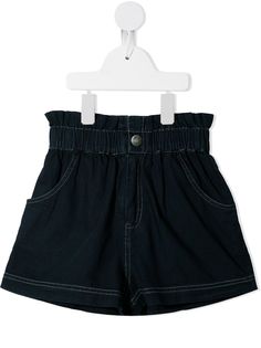 Molo paperbag waist denim shorts