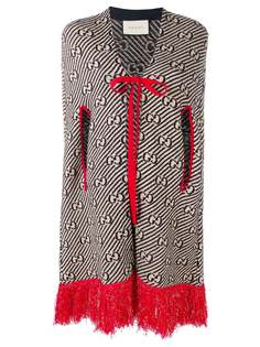 Gucci кейп с узором GG