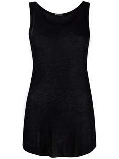 Ann Demeulemeester длинный топ без рукавов