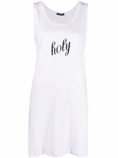 Ann Demeulemeester топ с принтом Holy