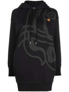 Kenzo graphic-print hoodie dress