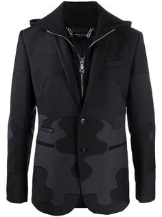 Philipp Plein многослойный пиджак с камуфляжным принтом