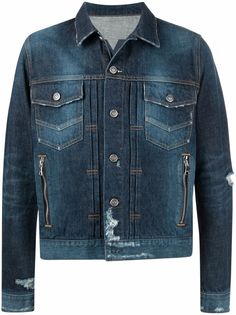 Balmain двубортный пиджак строгого кроя