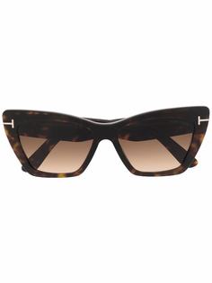 TOM FORD Eyewear солнцезащитные очки Whyatt в оправе бабочка