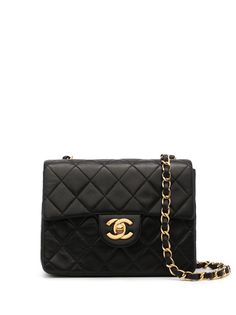 Chanel Pre-Owned стеганая мини-сумка через плечо 1997-го года
