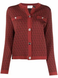Salvatore Ferragamo кардиган с монограммой