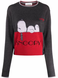 Iceberg джемпер с вышивкой Snoopy