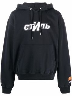 Heron Preston худи с надписью Стиль