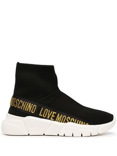 Love Moschino кроссовки-носки