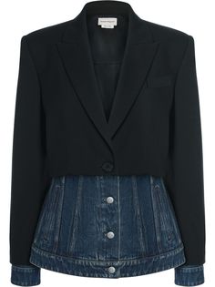 Alexander McQueen однобортный блейзер