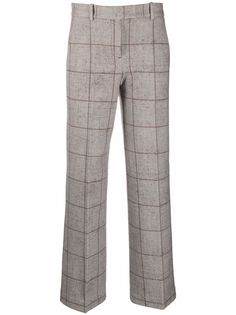 Circolo 1901 клетчатые брюки со складками
