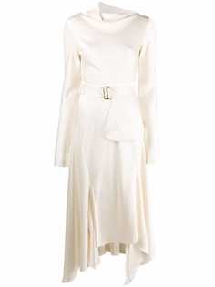 JW Anderson LONG SLEEVE POCKET TIE DRESS