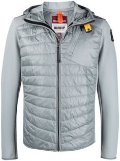 Parajumpers пуховик со вставками из джерси