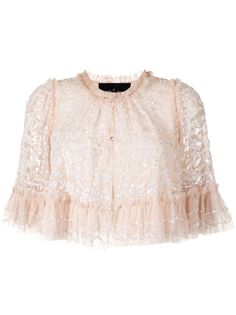 Needle & Thread кейп Celia с пайетками