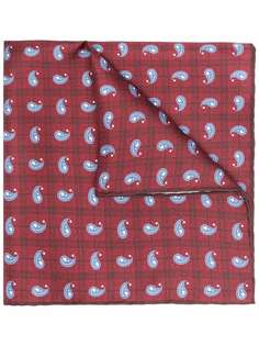 Kiton шелковый платок-паше с принтом пейсли