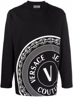 Versace Jeans Couture футболка с логотипом V-Emblem