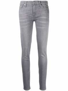 7 For All Mankind джинсы скинни с заниженной талией