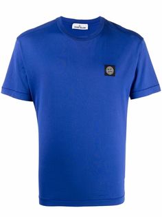 Stone Island футболка с нашивкой-логотипом