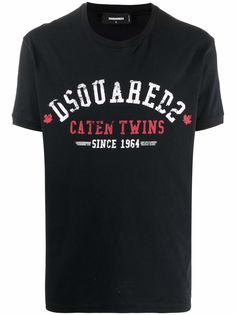 Dsquared2 футболка с эффектом потертости и логотипом