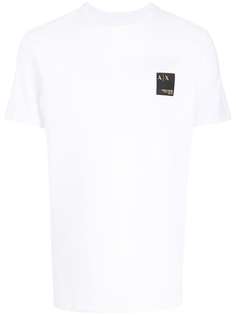 Armani Exchange футболка с нашивкой-логотипом