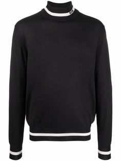 MSGM джемпер с высоким воротником
