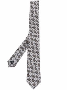 Dolce & Gabbana шелковый галстук с принтом Vespa