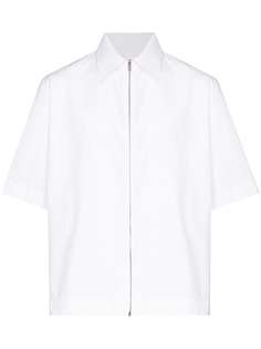 Givenchy GIV ZIPPED POPLIN SS SHT WHT