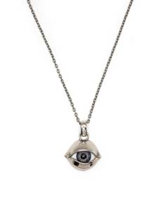 Yohji Yamamoto silver-tone eye-detail necklace