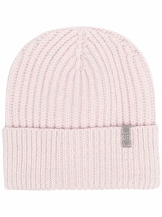 Brunello Cucinelli ribbed beanie hat