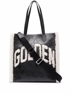Golden Goose California faux-shearling tote bag