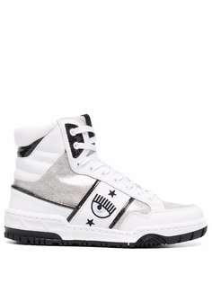 Chiara Ferragni eye-motif high top sneakers