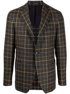 Tagliatore checked single breasted blazer