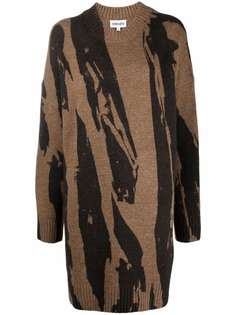 Kenzo abstract-print knitted jumper-dress