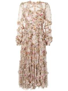 Needle & Thread Garland Flora Ruffle dress