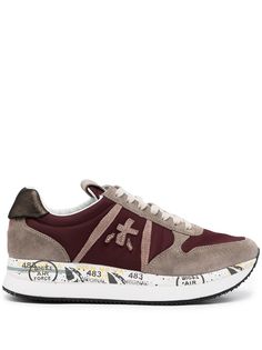 Premiata logo-print sole sneakers