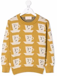 Bobo Choses tea cup all-over print sweatshirt