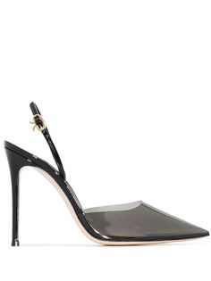 Gianvito Rossi GIANVITO 105 HH PMP PTOE SLNGBK PVC