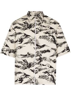 Givenchy GIV TIGER CAMO ALLOVER SS SHT WHT
