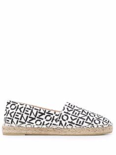Kenzo all-over logo print espadrilles