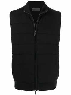 Iris Von Arnim padded zipped-up gilet